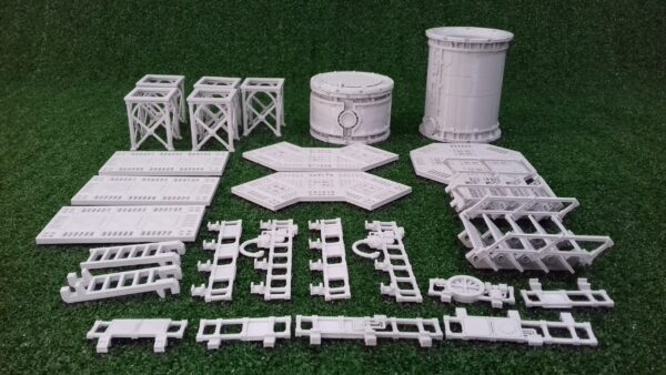 Advanced Furnace Complex – Escenografía industrial modular