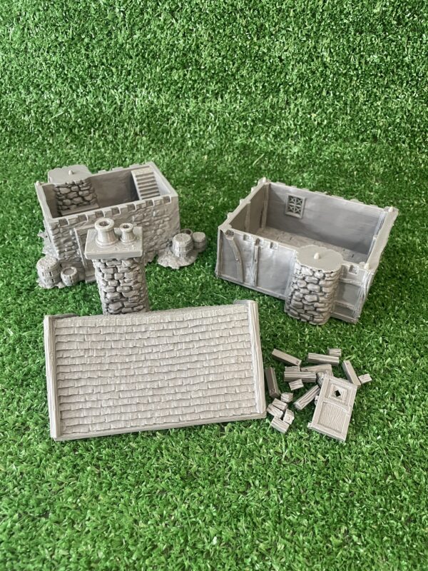 Casa 3 de Briarwood - Escenografía Medieval para Wargames