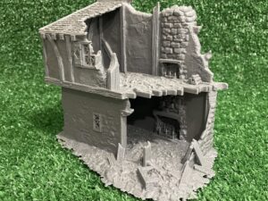 escenografia medieval casa en ruinas de briarwood