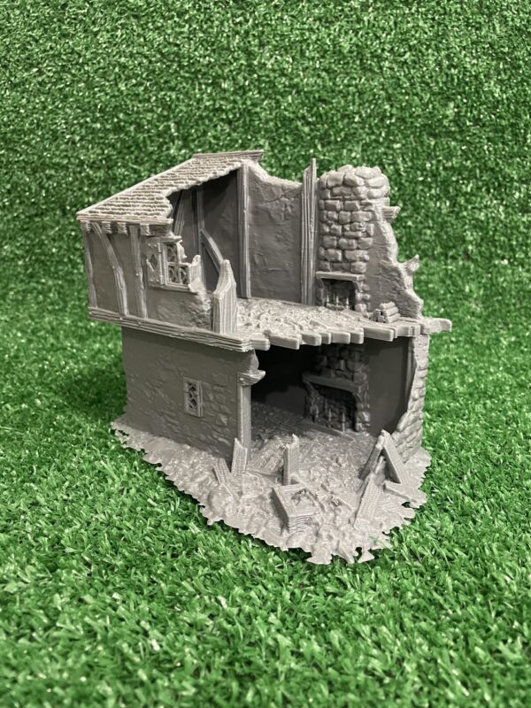 escenografia medieval casa en ruinas de briarwood