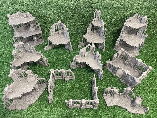 Ruinas Góticas 21 piezas - Escenografía Grimdark