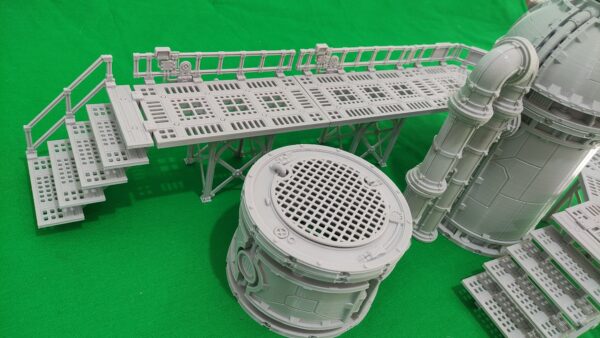 Sector Mechanicus pasarelas pack horno cubas (5) Ferratonic Furnace - Sector Assault