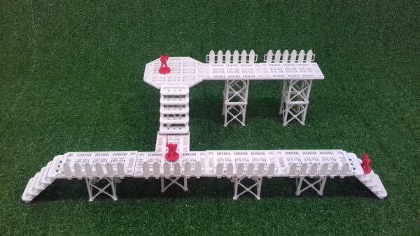 Sector mechanicus walkways scaffolding warhammer 40k terrain (2) Escenografía industrial