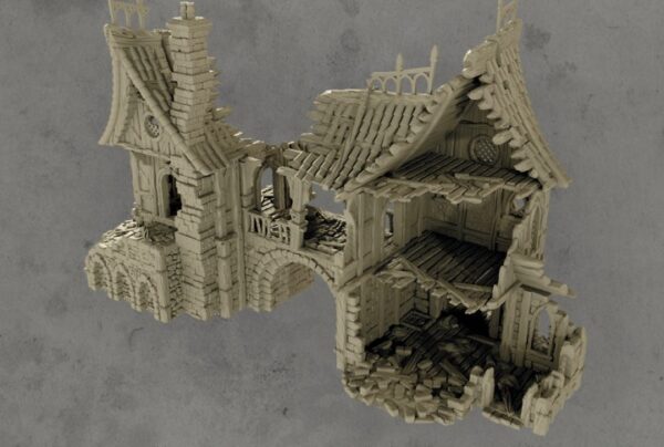 a Ravenhill Lower Ruin - Hexengarde para Escenografía Fantasía