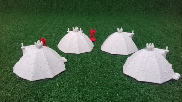 4 Tiendas de bárbaros - Barbarian Tents - Orcos