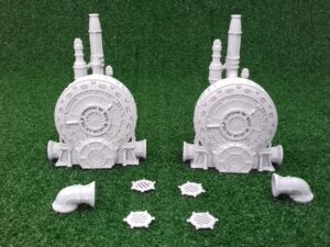 haemotrope reactor - red goblin 40k terrain (1) haemotrope reactor escenografia industrial