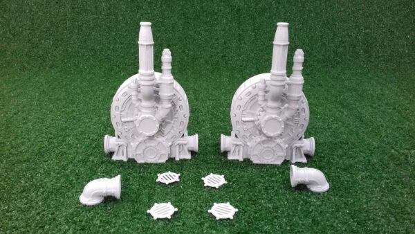 haemotrope reactor - red goblin 40k terrain (2) 2x Haemotrope Reactor