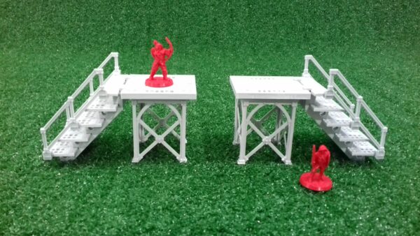 pack escaleras warhammer 40k (1) escenografía industrial escaleras