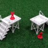 pack escaleras warhammer 40k (2) 2 Escaleras Industriales con Plataformas – Escenografia