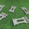 6x Support Pilars - Patas 122mm industriales