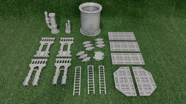 warhammer 40k CrossHive Industrial Platforms - Set Modular de Escenografía