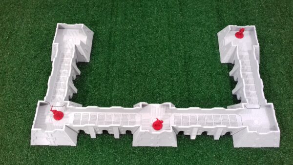 Muralla con plataforma Sci-Fi