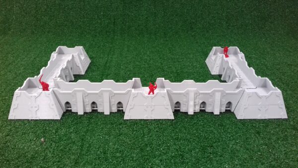 Muralla con plataforma