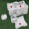 Ork fortress for sci fi warhammer 40k terrain (1) Fortaleza Orkos - Warpzel