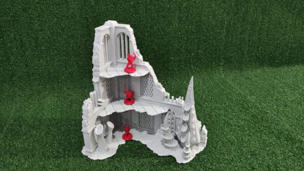 THREE STORY RUIN WARHAMMER 40K TERRAIN TYRANID (2) Ruina 3 plantas