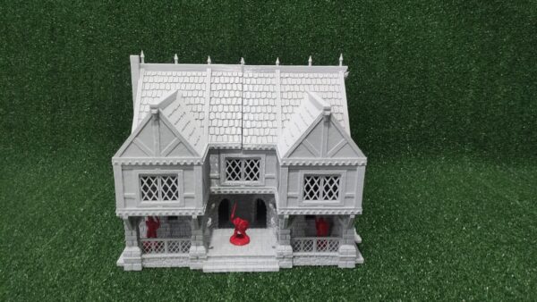 Ulvheim big merchant house warhammer fantasy terrain (1) mercado de piedra