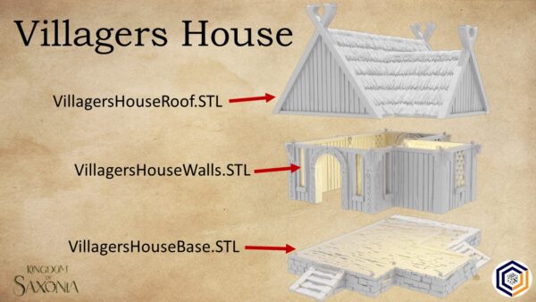 VillagersHouseInstruction Casa de aldeanos de Rohan - Saxonia