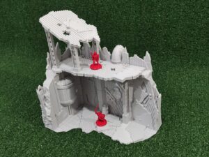 corner ruined ork terrain warhammer 40k (3) Ruina de Orkos B - Warpzel