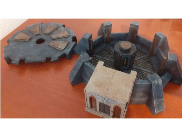 Bunker octogonal Sci-Fi