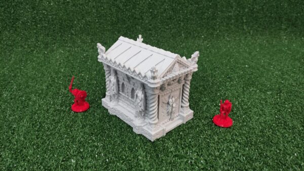 intact tomb for graveyard fantasy terrain (1) Tumba - Cripta Intacta para Cementerio