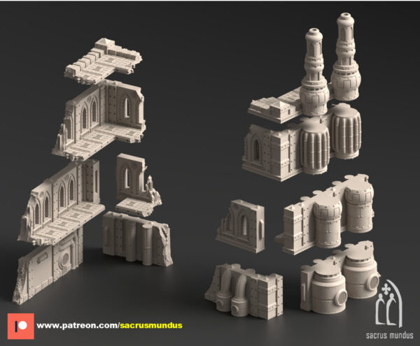 mmf-corner-ruins-a-b-2 4 Story Corner Ruin - Sci-Fi