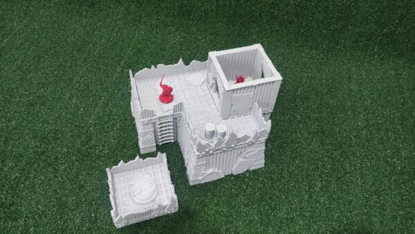 ork barrak warhammer 40k terrain (2) Barrakones Orkos B - Warpzel