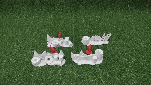 ork obstacles (2) Barricadas orcos
