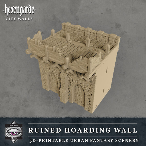 Muralla con cadalso en ruinas · Hexengarde · catálogo 1