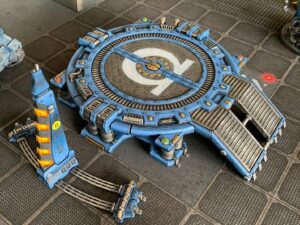 plataforma de templo mecánico para escenografía · Plataforma del templo mecánico
