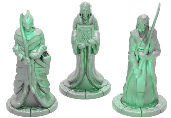 006-0205-1 3 estatuas élficas de Noldareth · catálogo 1