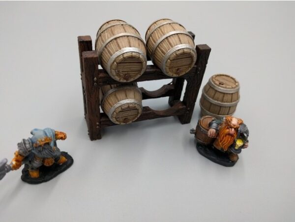 Cervecería enana y barriles · catálogo 5
