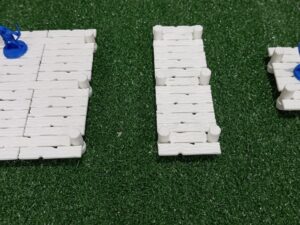 tramos de muelle modular para escenografía · 3 tramos de muelle modular