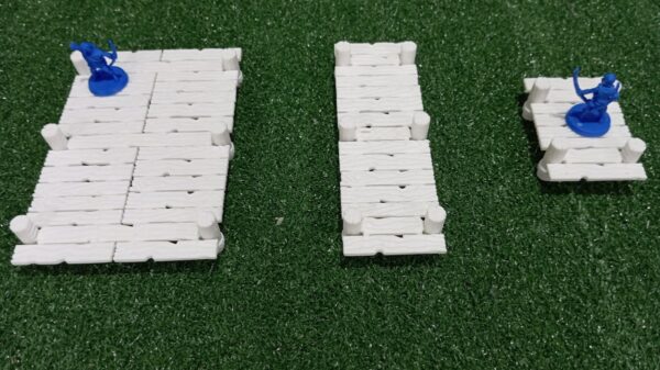 007-0104-0 tramos de muelle modular para escenografía · 3 tramos de muelle modular