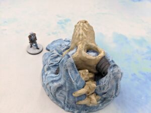 Entrada de cueva con calavera de dragón · catálogo 1