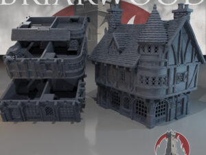 edificio comercial medieval para wargames · Tienda 7 de Briarwood