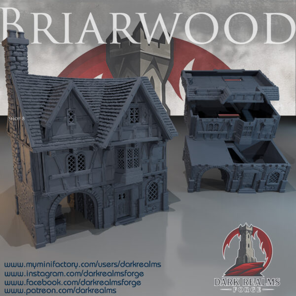tienda fantástica para calles medievales · Tienda 8 de Briarwood