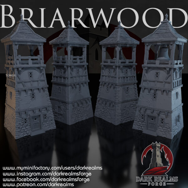 010-0134-1 Torre de Briarwood · imagen del diseñador