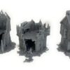 conjunto de ruinas de entramado para wargames · 3 ruinas de Briarwood · Mix 1