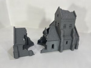 Iglesia en ruinas de Overlord 1944 · catálogo 1