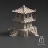 torre oriental para escenografía de fantasía · Torre de Lontan