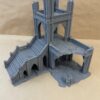 011-0852-0 ruina industrial con escalera para wargames · Ruina industrial con escalera