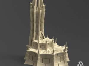 011-1001-0 plataforma con aguja para escenografía alienígena · Plataforma con aguja de Irazar