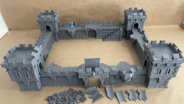 013-0004-0 fortaleza modular para escenografía de castillo · Fortaleza modular