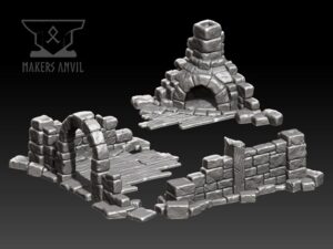 Casa en ruinas con chimenea · catálogo 1