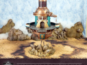 faro flotante para escenografía steampunk · Faro flotante de Zilvren