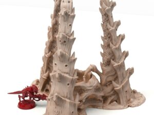 bosque alienígena infectado para escenografía · Bosque alienígena infectado