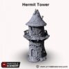 torre de ermitaño para escenografía de fantasía · Torre del ermitaño