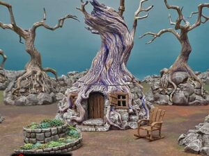 choza de bruja para escenografía de bosque · Choza de la bruja