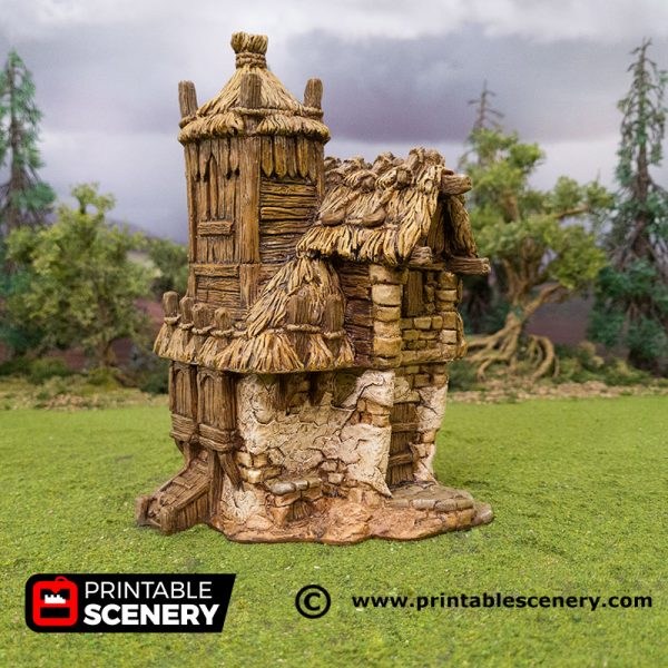 granja fantástica para escenografía de aldea · Granja de Hagglethorn
