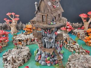 torre chabola para escenografía de gruta goblin · Torre chabola de la gruta goblin